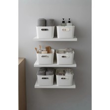 Kitchen Life 6'lı Çok Amaçlı Dolap Içi Düzenleyici Kutu-Buzdolabı,mutfak,banyo Düzenleyici,makyaj Organizeri 4 Lt