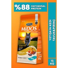 Midos Tavuklu Yetişkin Kedi Maması Maintenance - 15KG