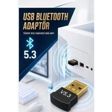 Hadron Bluetooth 5.3 USB Adaptör - Kablosuz Bluetooth Dongle Alıcı - Pc & Laptop Uyumlu
