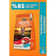 Midos  Kuzu ve Pirinçli Yetişkin Köpek Maması Maintenance 3kg