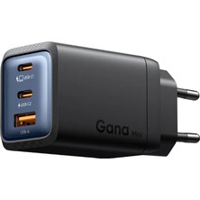 Mcdodo CH-0970 GaN 67W Hızlı Şarj Cihazı 2C1A Mini | EU Fiş | Siyah