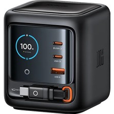 Mcdodo CH-1391 Freego Pro 100W Power Station Geri Çekilebilir Kablolu Şarj Adaptörü