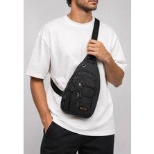 Westbag Unisex Kanvas Omuz Çantası Çapraz Askılı Göğüs Çantası Büyük Boy