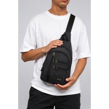 Westbag Unisex Kanvas Omuz Çantası Çapraz Askılı Göğüs Çantası Büyük Boy