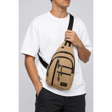 Westbag Unisex Kanvas Omuz Çantası Çapraz Askılı Göğüs Çantası Büyük Boy