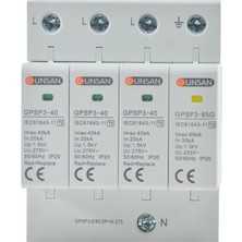 Günsan Elektrik Valta Parafudr 4 Kutup 3P+N 275 V