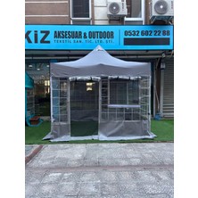 İkiz Aksesuar 3x3 Sineklikli Gazebo Kış Bahçesi