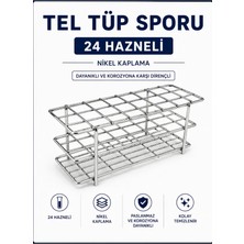 Labolist Tel Tüp Sporu 24 Hazneli Nikel Kaplama