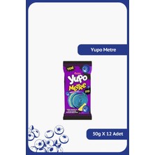 Ülker Yupo Metre - Yaban Mersini ve Limonlu - Ekşi - 50 Gram - 12 Adet
