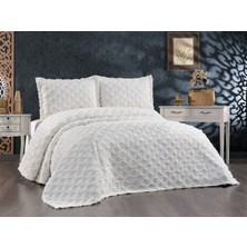 Rani Mobilya Rani Home Çift Kişilik Yatak Örtüsü Seti Krem CC-6253