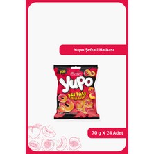 Ülker Yupo Jelly Şeftali Halkası - 70 Gram - 24 Adet