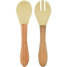 Oioi Mama Kaşığı ve Çatal Seti 010600 Mellow Yellow