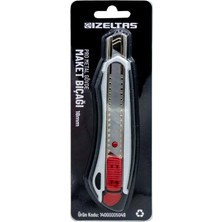 İzeltaş Pro Metal Gövde Maket Bıçağı 18 mm