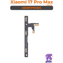 Fodos Xiaomi Mi 17 Pro Max On Off Açma Kapama Volume Ses Film Flex 2509FPN0BC Uyumlu