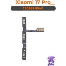 Fodos Xiaomi Mi 17 Pro On Off Açma Kapama Volume Ses Film Flex 25098PN5AG Uyumlu
