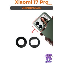 Fodos Xiaomi Mi 17 Pro Max Arka Kamera Camı Lensi Yapışkanlı Dış Cam 2509FPN0BC Uyumlu