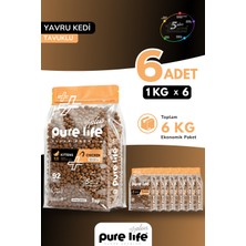 Pure Life Plus Tavuklu Yavru Kedi Maması 1kg (6 Adet)