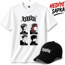 BarsDepo Lngshot Baskılı Tişört, Premıum Kalite Unisex Çocuk / Yetişkin (Şapka Hedıyelı)