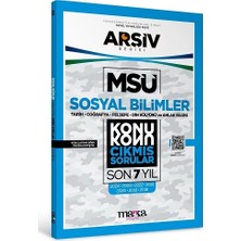 Marka Yayınları Msü Sosyal Bilimler Konu Konu Çıkmış Sorular Son 7 Yıl