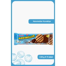 Ülker Hanımeller Hindistan Cevizli ve Çikolatalı Kurabiye - 138 Gram - 9 Adet