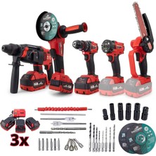 Beşli Set MW350R (10MM Ç.mandren+S.sıkma+Ş.spral+Ş.hilti+Budama) HB-BT0206