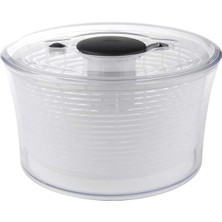 Oxo - Good Grips Süzgeç ve Kapaklı Küçük Salata Santrifüjü, Salatanın ve Otların Yıkanması ve Kurutu