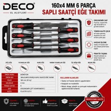 Deco Saplı Saatçi Eğe Takımı 6 Parça
