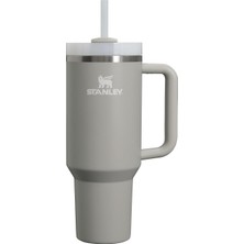 Stanley Quencher H2.0 Flowstate Pipetli Termos Bardak 1.18 Litre - Gri (Ash) | Paslanmaz Çelik