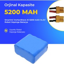 Ümit Maker Smartmi Vortexwave A1 5200 Mah 14.4V Robot Süpürge Batarya