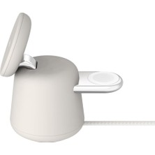 Belkin Boostcharge Pro 2'si 1 Arada Kablosuz Şarj Cihazı, Qi2 15W - Iphone 17, 16, 15, 14, 13 Serisi