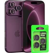 MobaxAksesuar Apple iPhone 18 Pro Kamera Lens Koruyucu Çerçeveli Koruyucu CL-07
