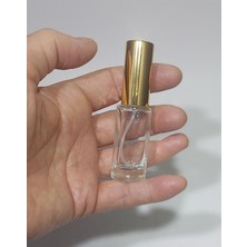 Welline Wellline 3 Adet Boş Şişe Gold Renk Spreyli Kolonya Şişesi Doldurulabilir Cep Cam Parfüm Şişesi 5 ml