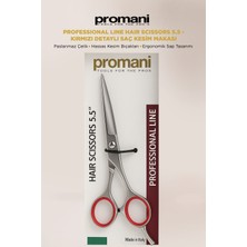 Promani Professional Line Hair Scissors 5.5 - Kırmızı Detaylı Saç Kesim Makası