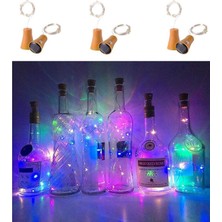 Ninite Lights 6'lı Paket Güneş Enerjili Şarap Şişesi Işıkları, 20 LED Su Geçirmez Bakır Mantar Güneş Işığı Düğün,