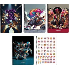 Keskin Color Keskin A4 80 Yp.çiz. Karton Kapak Spiralli Defter-Rapçi