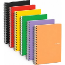 Adasra 120 Yaprak Spiralli Defter Seti – 4 Adet Çizgili + 4 Adet Kareli