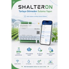 SHALTERON - Mobil Uygulama ile Uzaktan Kontrol ve Tarımsal Sulama Cihazı (GSM- 4G)