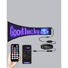 Rgb LED Panel – Çok Renkli, Kumandalı, USB Bağlantılı Yazı ve Gıf Gösterimli Akıllı Lamba - Lisinya