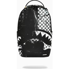 Sprayground Painted Over Check Desenli Sırt Çantası