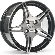 Sonic 14 Inç 4X100 Corsa Albea Clıo Getz Accent Era Blue Symbol Corolla Doblo Fıorıno Uyumlu Jant Takımı ( 4. Adet )