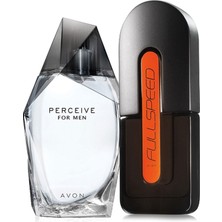 Avon Perceive Erkek Parfüm 100 Ml. ve Full Speed Erkek Parfüm 75 Ml. Ikili Paket