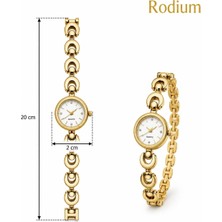 Rodium Kadın Kol Saati Bileklik Model R6