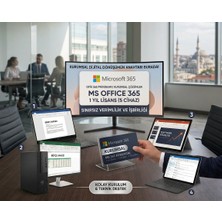 Ms Office 365 Dijital Lisans | 5 Cihaz / Pc + Mac + Mobil - 1 Yıl Kurumsal Kullanım