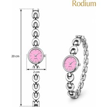 Rodium Kadın Kol Saati Bileklik Model R6