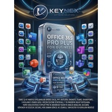 Keynex Office 365 Pro Plus | 5 Kullanıcı Haklı Kurumsal Dijital Lisans - 1 Yıl