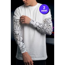 Doodle Çift Oyuncu Sporcu Kolluk Gamer Sleeve Buffed