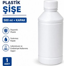 Labolist Plastik Şişe 500 ml + Kapak 1 Adet