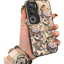 HONTINGA Vivo Y19S ile Uyumlu Kılıf Silikon Kenar Sert Arka Kamera Koruyucu Basitlik Anti Düşme Kamera Sevgili Çift Kılıf Yaratıcı Desen Couple Telefon Kılıfı K1-1789