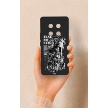 Vip Case Honor Magic 7 Lite 5g Uyumlu Fear No Evil Desenli Silikon Kılıf