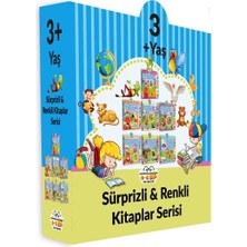 0-6 Yaş Yayınları Sürprizli Renkli Kitaplar - 7 Kitap Set (3+Yaş)